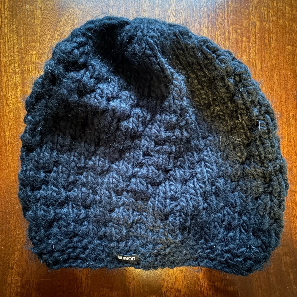 Burton Black Knit Beanie
